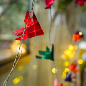 Eco-Friendly Handmade Decorative Multicolour Fish Bamboo LED Fairy Light